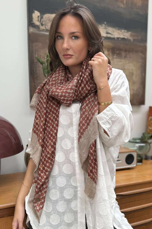 Laundry B Orla Scarf Stone